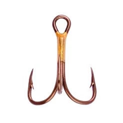 Eagle Claw 374AH Bronze 2x Treble Hook 5 Pack
