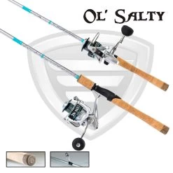 Favorite Fishing Ol' Salty Spinning Combo -Fishing Discount Shop OlSaltySpinningCombo
