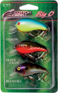 Cotton Cordell Big O Square-Lip Crankbait 3-Piece Variety Pack