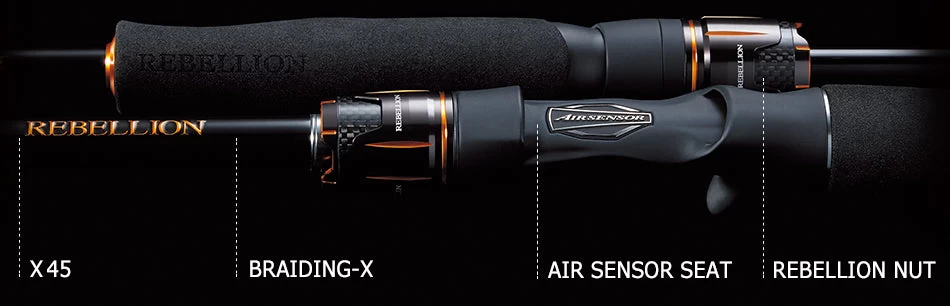 Daiwa Rebellion 2-Piece Casting Rods 6 Daiwa Rebellion 2-Piece Casting Rods - Image 4