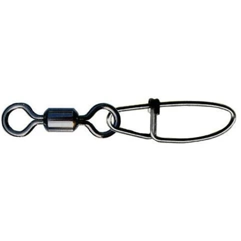 P-Line Single Rolling Barrel Swivel W/ Cross Lock Snap 3 P-Line Single Rolling Barrel Swivel W/ Cross Lock Snap