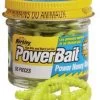Berkley PowerBait 1 Inch Honey Worm (55 Per Jar) -Fishing Discount Shop main honeyworm yellow